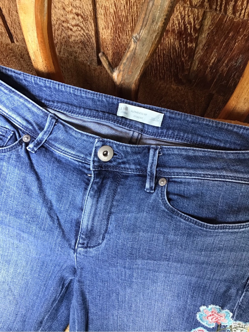 JJill Authentic Fit Cropped Jeans